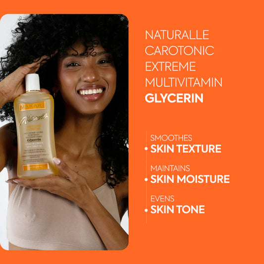 NATURALLE CAROTONIC EXTREME MULTIVITAMIN TONING GLYCERIN 2 PACK