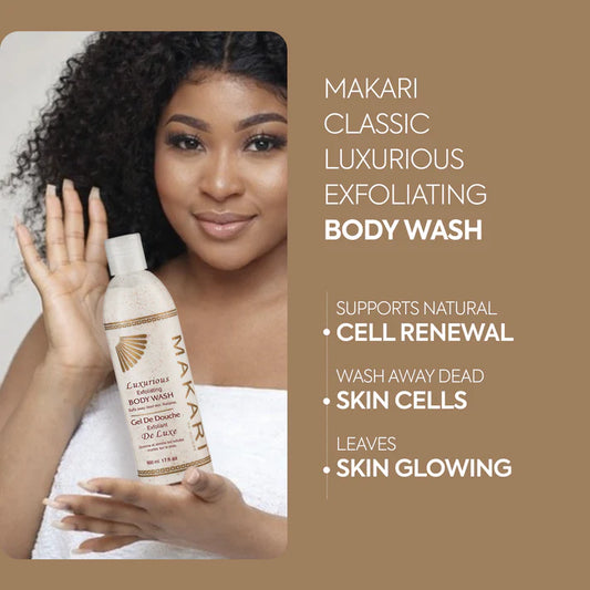 EXFOLIATING BODY WASH WITH VITAMIN C & ALOE VERA