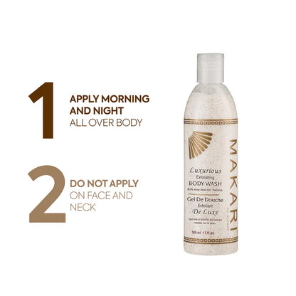 EXFOLIATING BODY WASH WITH VITAMIN C & ALOE VERA