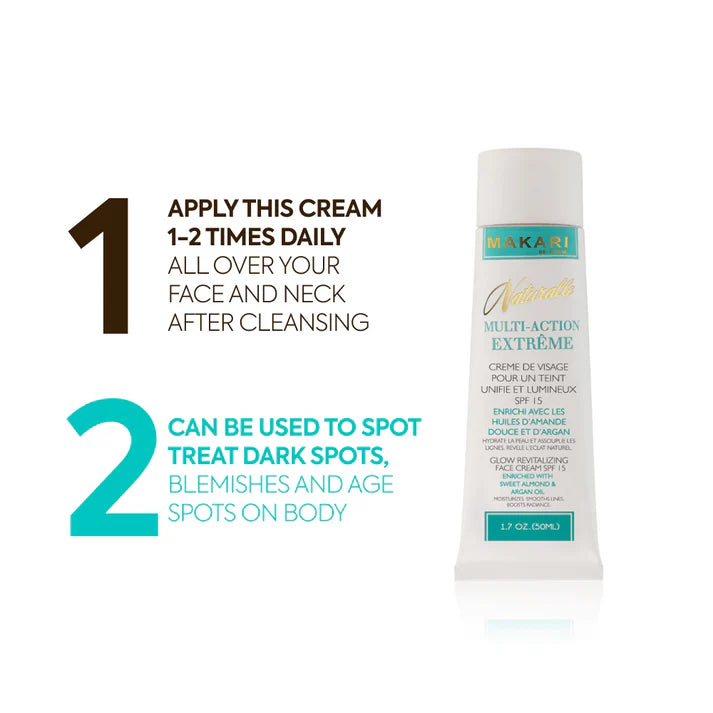 NATURALLE MULTI-ACTION EXTREME GLOW REVITALIZING FACE CREAM SPF 15