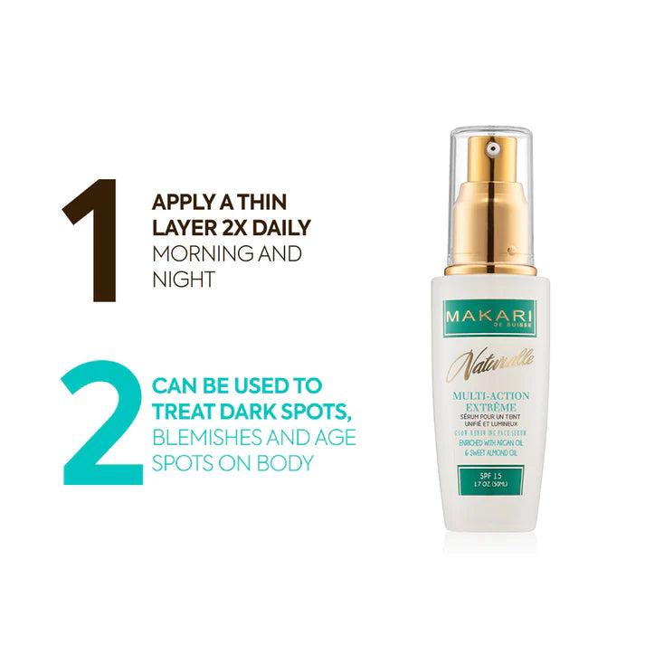 NATURALLE MULTI-ACTION EXTREME GLOW REVITALIZING FACE SERUM