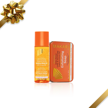 EXTREME EXFOLIATING SOAP & BOTANICAL BODY OIL KIT
