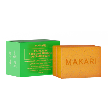 KOJIC ACID DARK SPOT REMOVER SOAP BARS (2 Soap Bars Per Pack)