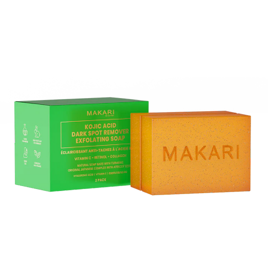 KOJIC ACID DARK SPOT REMOVER SOAP BARS (2 Soap Bars Per Pack)